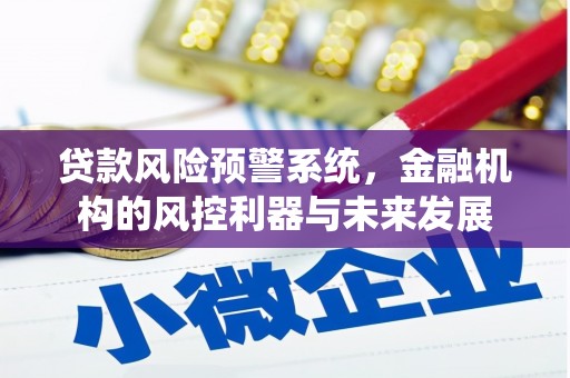 新港贷款风险预警系统，金融机构的风控利器与未来发展