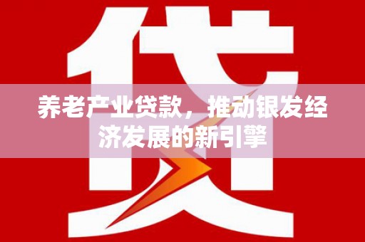 新港养老产业贷款，推动银发经济发展的新引擎