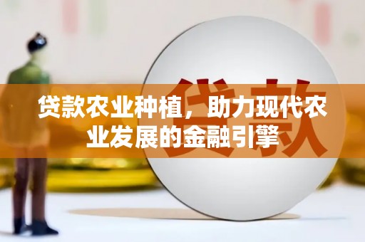 新港贷款农业种植，助力现代农业发展的金融引擎