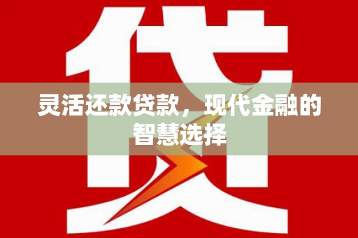 新港灵活还款贷款，现代金融的智慧选择