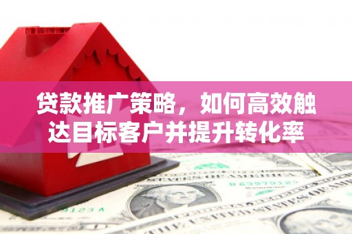 新港贷款推广策略，如何高效触达目标客户并提升转化率
