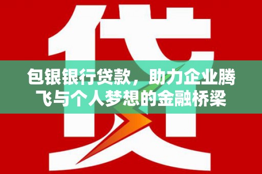 新港包银银行贷款，助力企业腾飞与个人梦想的金融桥梁