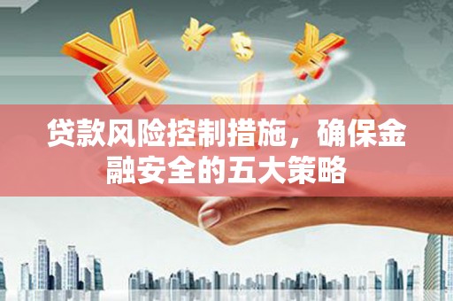 新港贷款风险控制措施，确保金融安全的五大策略