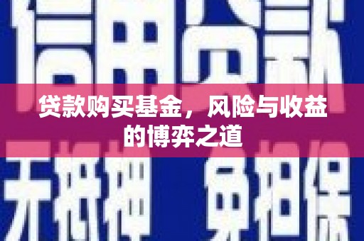 新港贷款购买基金，风险与收益的博弈之道