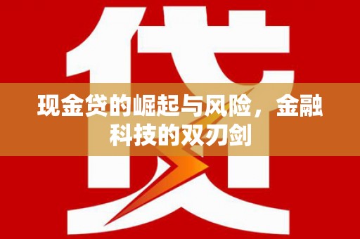新港现金贷的崛起与风险，金融科技的双刃剑