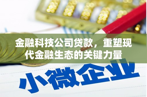 新港金融科技公司贷款，重塑现代金融生态的关键力量