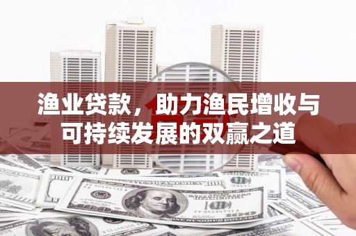 新港渔业贷款，助力渔民增收与可持续发展的双赢之道