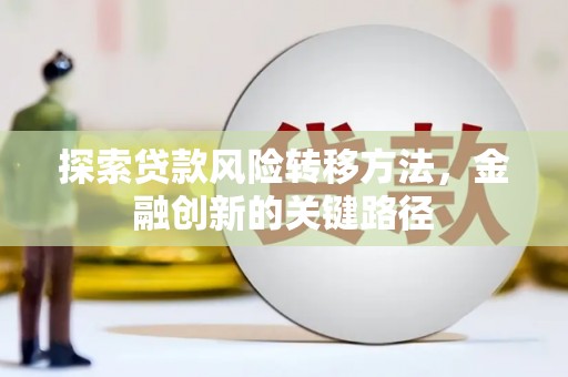 新港探索贷款风险转移方法，金融创新的关键路径