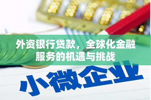 新港外资银行贷款，全球化金融服务的机遇与挑战