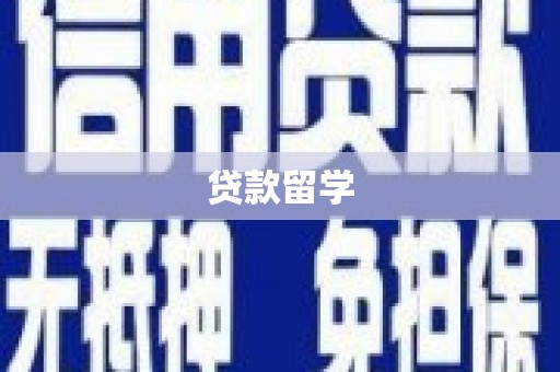 新港贷款留学