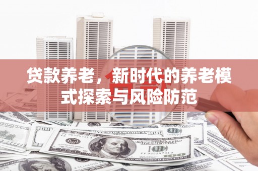 新港贷款养老，新时代的养老模式探索与风险防范